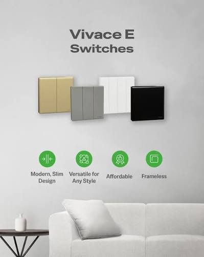 Schneider Electric’s Vivace E transforms the everyday switch and socket into a design statement